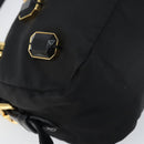 PRADA Bijoux Shoulder Bag Nylon Black Gold Auth yk19999V-11
