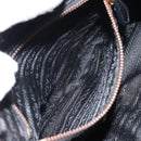 PRADA Bijoux Shoulder Bag Nylon Black Gold Auth yk19999V-21