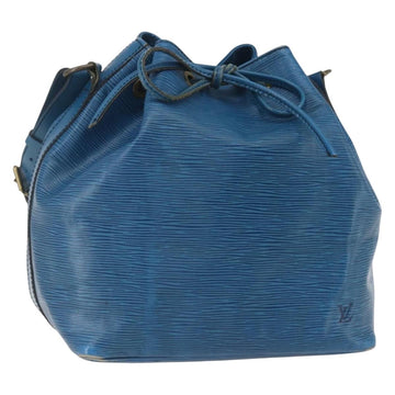LOUIS VUITTON Epi Petit Noe Shoulder Bag Blue M44105 LV Auth yk20000