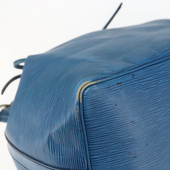 LOUIS VUITTON Epi Petit Noe Shoulder Bag Blue M44105 LV Auth yk20000