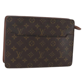 LOUIS VUITTON Monogram Pochette Homme Clutch Bag M51795 LV Auth yk20002