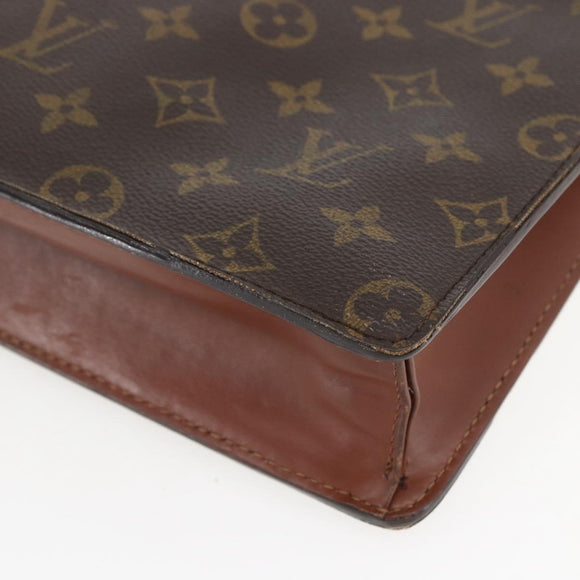 LOUIS VUITTON Monogram Pochette Homme Clutch Bag M51795 LV Auth yk20002