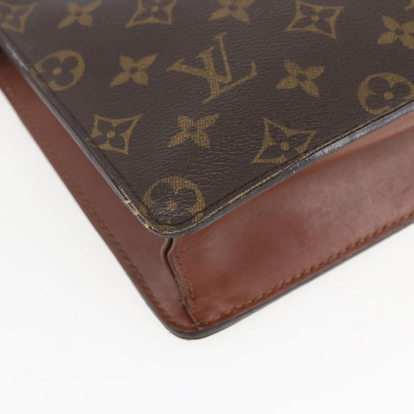 LOUIS VUITTON Monogram Pochette Homme Clutch Bag M51795 LV Auth yk20002