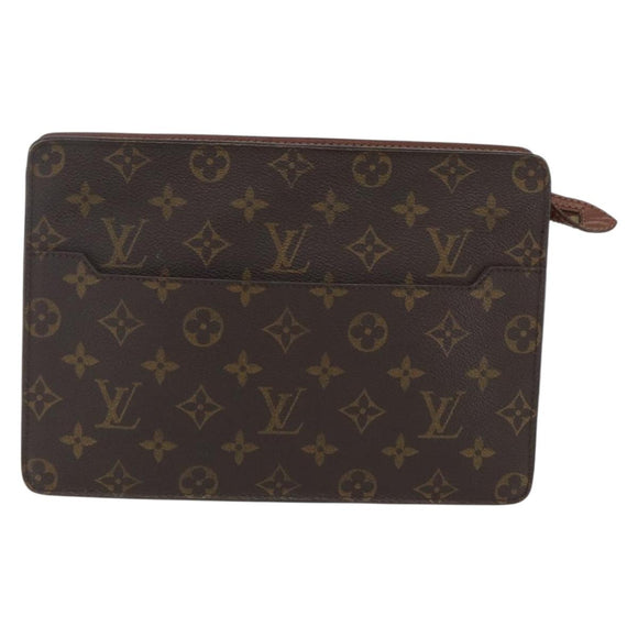 LOUIS VUITTON Monogram Pochette Homme Clutch Bag M51795 LV Auth yk20002
