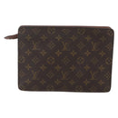 LOUIS VUITTON Monogram Pochette Homme Clutch Bag M51795 LV Auth yk20002-2