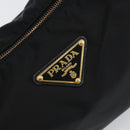 PRADA Shoulder Bag Nylon Black Gold Auth yk20004V-14