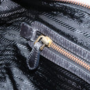 PRADA Shoulder Bag Nylon Black Gold Auth yk20004V-20