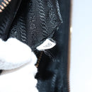 PRADA Shoulder Bag Nylon Black Gold Auth yk20004V-22