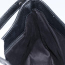 GUCCI GG Canvas Shoulder Bag Black Silver 113012 Auth yk20005V-16