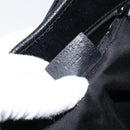 GUCCI GG Canvas Shoulder Bag Black Silver 113012 Auth yk20005V-20