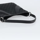 GUCCI GG Canvas Shoulder Bag Black Silver 113012 Auth yk20005V-7