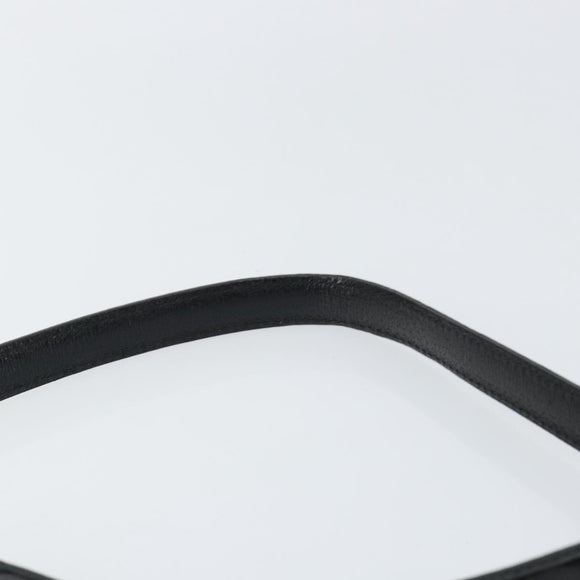 GUCCI GG Canvas Shoulder Bag Black Silver 113012 Auth yk20005V