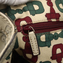 GUCCI Guccissima GG Canvas Sukey Hand Bag Leather White Gold 211944 Auth yk20007-18