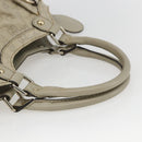 GUCCI Guccissima GG Canvas Sukey Hand Bag Leather White Gold 211944 Auth yk20007-7