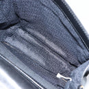 VERSACE Hand Bag Leather Black Gold Auth yk20008-11