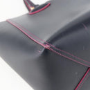 LOEWE Anagram Tote Bag Leather Black Gold Auth yk20013-16