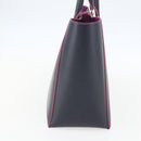 LOEWE Anagram Tote Bag Leather Black Gold Auth yk20013-3