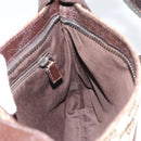 GUCCI GG Canvas Shoulder Bag Beige Silver 122793 Auth yk20016-18