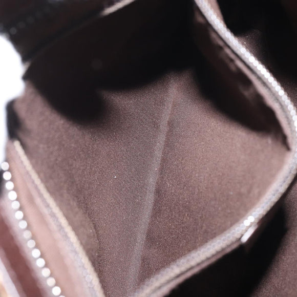 GUCCI GG Canvas Shoulder Bag Beige Silver 122793 Auth yk20016