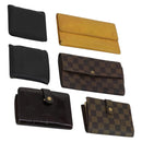 LOUIS VUITTON Monogram Epi Vernis Wallet 6 Set Yellow LV Auth yk20022-1