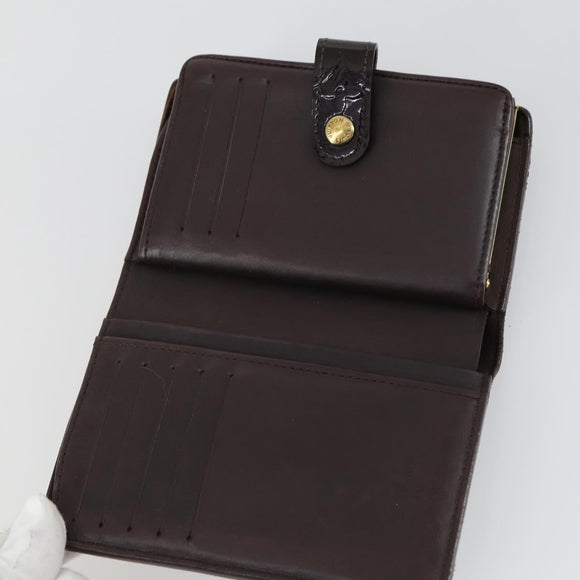 LOUIS VUITTON Monogram Epi Vernis Wallet 6 Set Yellow LV Auth yk20022