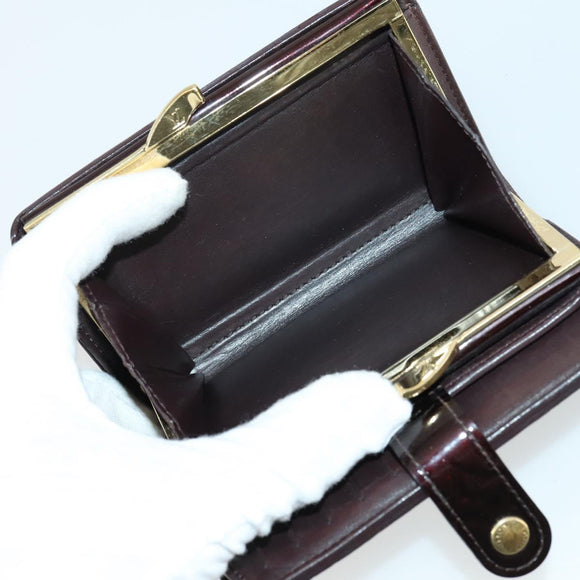 LOUIS VUITTON Monogram Epi Vernis Wallet 6 Set Yellow LV Auth yk20022