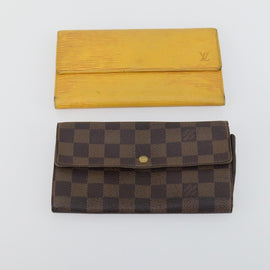 LOUIS VUITTON Monogram Epi Vernis Wallet 6 Set Yellow LV Auth yk20022 - 0