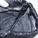 LOEWE Anagram Shoulder Bag Leather Black Gold Auth yk20023-19