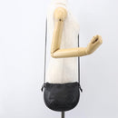 LOEWE Anagram Shoulder Bag Leather Black Gold Auth yk20023-20