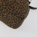 BOTTEGA VENETA Backpack Nylon Brown Gold Auth yk20025-14