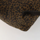 BOTTEGA VENETA Backpack Nylon Brown Gold Auth yk20025-16