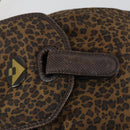 BOTTEGA VENETA Backpack Nylon Brown Gold Auth yk20025-9