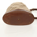 GUCCI GG Canvas Shoulder Bag Beige Gold Auth yk20026A-14
