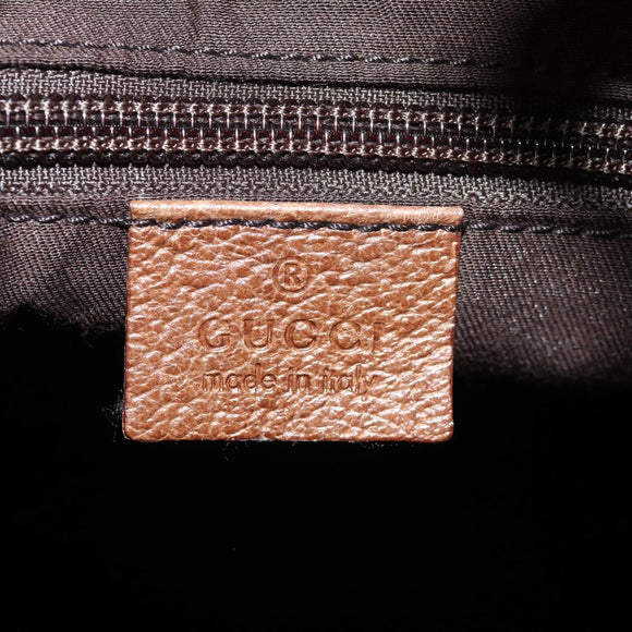 GUCCI GG Canvas Shoulder Bag Beige Gold Auth yk20026