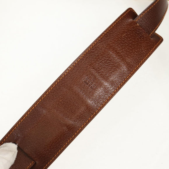 GUCCI GG Canvas Shoulder Bag Beige Gold Auth yk20026