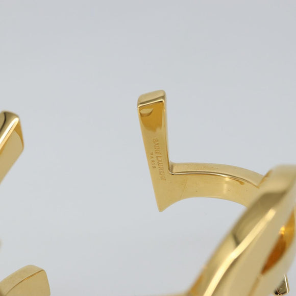 SAINT LAURENT Cassandra Bracelet metal Gold Tone Auth yk20028M