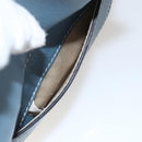 Chloe Bucket Bag Marcie Hand Bag Straw Blue Beige Auth yk20030-19