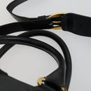 Christian Dior Trotter Canvas Boston Bag PVC 2way Black Gold Auth yk20032-10