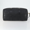 Christian Dior Trotter Canvas Boston Bag PVC 2way Black Gold Auth yk20032-5