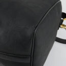 Christian Dior Trotter Canvas Boston Bag PVC 2way Black Gold Auth yk20032-15