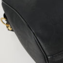 Christian Dior Trotter Canvas Boston Bag PVC 2way Black Gold Auth yk20032-16