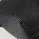 Christian Dior Trotter Canvas Boston Bag PVC 2way Black Gold Auth yk20032-18