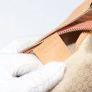 CELINE C Macadam Canvas Shoulder Bag Suede Orange Gold Auth yk20033-20