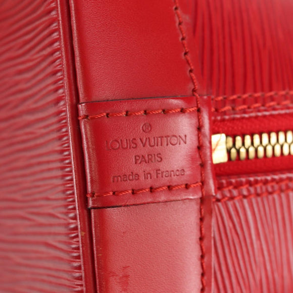 LOUIS VUITTON Epi Alma Hand Bag Castilian Red M52147 LV Auth yk20034A
