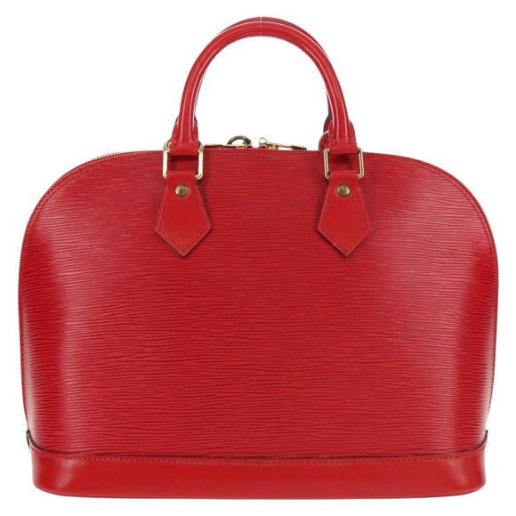 LOUIS VUITTON Epi Alma Hand Bag Castilian Red M52147 LV Auth yk20034A