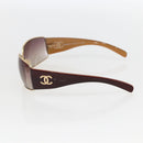 CHANEL Sunglasses plastic Bordeaux CC Auth yk20037V-5