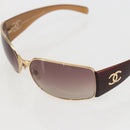 CHANEL Sunglasses plastic Bordeaux CC Auth yk20037V-7