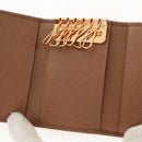 PRADA Key Case Safiano leather Brown Auth yk20038V-19