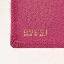 GUCCI Bamboo Wallet Suede Pink Gold 035 0959 1861 0 Auth yk20042V-21