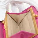 GUCCI Bamboo Wallet Suede Pink Gold 035 0959 1861 0 Auth yk20042V-23